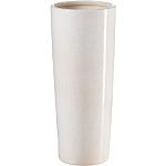 Vases tube LOLAhome beiges en céramique de 40 cm 