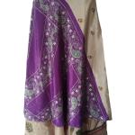 Saris indiens imprimé Indien maxi look vintage pour femme 