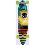 Longboard Pintail - Maui & Sons - 39 Pouces - Jaune - Pour Skate Park Et Urbain Jaune