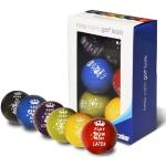 Balles de Golf Longridge multicolores en caoutchouc en promo 