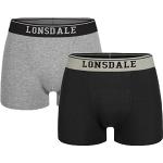 Boxers Lonsdale gris en coton Taille XL classiques pour homme 