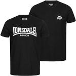 T-shirts Lonsdale noirs à logo en coton à manches courtes à manches courtes en lot de 2 Taille XXL look fashion pour homme 