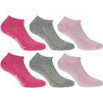 Lonsdale Invisible Fresh 6 paires de chaussettes Sneaker, coton d'excellente qualité avec fabrication Piquet (Fuxia, Gris Mélange, Pink, 35-38)