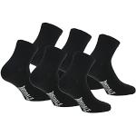 Chaussettes de sport Lonsdale noires en lot de 6 Pointure 39 look fashion pour femme 