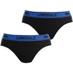 Slips Lonsdale bleues claires en coton Taille XL look fashion pour homme 