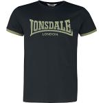T-shirts de sport Lonsdale verts en coton à col rond Taille M look casual pour homme 