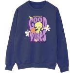 Looney Tunes Mens Tweeday Sunshine & Good Vibes Cotton Sweatshirt