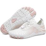 Chaussures de running blanches anti glisse look fashion pour homme 