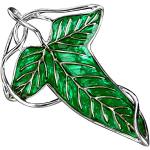 Lord of the Rings Elven Leaf Brooch with Chain Necklace