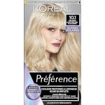 Colorations L'Oreal Préférence grises pour cheveux professionnelles d'origine française 90 ml pour cheveux longs 