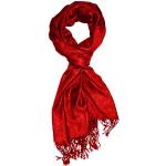 Écharpes en soie Lorenzo Cana rouges en viscose look fashion pour homme 