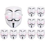 Masques anonymous Alsino blancs V pour Vendetta Tailles uniques look fashion 