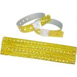 Bracelets de montre jaunes en plastique en lot de 100 pour enfant 