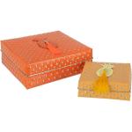 Boîtes de rangement Paris Prix orange en aluminium en promo 