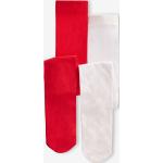 Collants simples Vertbaudet rouges à pois en polyamide lot de 2 Taille 2 ans pour fille en promo de la boutique en ligne Vertbaudet.fr 