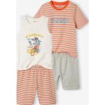 Pyjamas Vertbaudet à rayures en coton lot de 2 Taille 2 ans pour garçon en promo de la boutique en ligne Vertbaudet.fr 