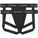 Strings de créateur Calvin Klein noirs en coton en lot de 2 Taille L pour homme 