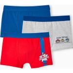 Boxers short bleu électrique en coton Pat Patrouille lot de 3 Taille 3 ans pour garçon en promo de la boutique en ligne Vertbaudet.fr 