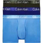 Boxers de créateur Calvin Klein bleus éco-responsable en lot de 3 Taille XXL plus size pour homme 