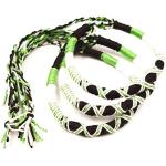Bracelets verts inspirations zen brésiliens fait main en lot de 3 look fashion 