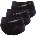 Culottes invisibles pour la fête des mères Umbro noires en lot de 3 look sportif pour femme en promo 