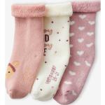 Chaussettes Vertbaudet rose pastel all over en coton à motif lapins lot de 3 Taille 3 mois pour bébé de la boutique en ligne Vertbaudet.fr 