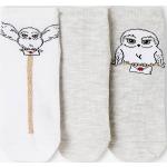 Chaussettes gris clair à motif hiboux Harry Potter Hedwige lot de 3 Taille 3 ans pour fille de la boutique en ligne Vertbaudet.fr 