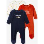 Pyjamas en velours Vertbaudet à pois en velours lot de 3 Taille 3 mois pour bébé de la boutique en ligne Vertbaudet.fr 