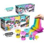 Lot De 3 Slime Shakers Canal Toys - Modèle Aléatoire Cosmic Ou Rainbow - Crée Tes Propres Slimes Rouge
