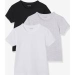 T-shirts à manches courtes Vertbaudet blancs en coton lot de 3 Taille 3 ans pour garçon de la boutique en ligne Vertbaudet.fr 
