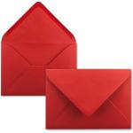 Cartes de voeux rouges en papier 