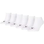 Socquettes Puma blanches à logo en coton mélangé respirantes en lot de 6 look fashion pour homme 