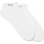 Socquettes de créateur HUGO BOSS BOSS blanches en coton mélangé Pointure 39 look sportif pour homme 