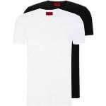 T-shirts col V de créateur HUGO BOSS HUGO blancs imprimé africain en coton à motif Afrique à col en V Taille XXL pour homme 
