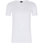 T-shirts col V de créateur HUGO BOSS BOSS blancs en coton à col en V Taille M pour homme 