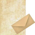 Papier à lettre doré en papier 