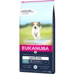 2x12kg Eukanuba Grain Free Adult Small / Medium Breed avec du saumon - Croquettes pour chien