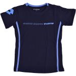 T-shirts à col rond Lotto bleus à logo lavable en machine Taille 10 ans classiques pour fille de la boutique en ligne Miinto.fr 