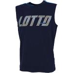 T-shirts Lotto bleus en jersey à manches courtes à manches courtes Taille XL look fashion pour homme 