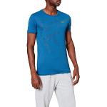 T-shirts Lotto bleus à manches courtes à manches courtes Taille M look fashion pour homme 