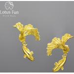 Boucles d'oreilles de mariage grises en or en argent 18 carats look fashion pour femme 