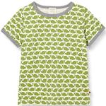 T-shirts à manches courtes loud + proud vert sapin en coton à motif baleines enfant bio look fashion 