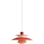 Lampes design Louis Poulsen rouges 