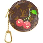 Porte-monnaies de créateur Louis Vuitton marron en toile seconde main pour femme 