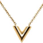 Pendentifs en or de créateur Louis Vuitton en plaqué Or seconde main pour femme 
