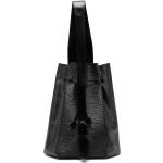 Sacs de créateur Louis Vuitton noirs en cuir de veau en cuir seconde main pour femme 