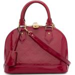 Sacs à main de créateur Louis Vuitton Alma roses en cuir verni en cuir seconde main look fashion pour femme 