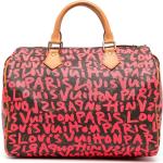 Louis Vuitton Pre-Owned sac à main Speedy 30 à imprimé graffiti (2009) - Rose
