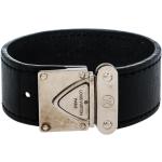 Bracelets de créateur Louis Vuitton noirs en cuir seconde main look vintage 