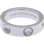 Bagues vintage de créateur Louis Vuitton grises seconde main made in France 